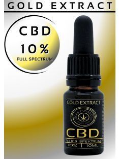 GOLD EXTRACT  full spectrum  BIO CBD kivonat   10%   10ml