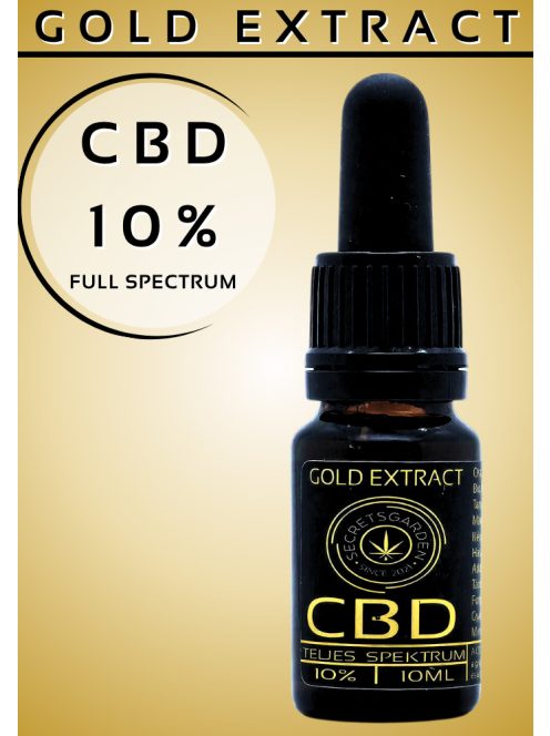 GOLD EXTRACT  full spectrum  BIO CBD kivonat   10%   10ml