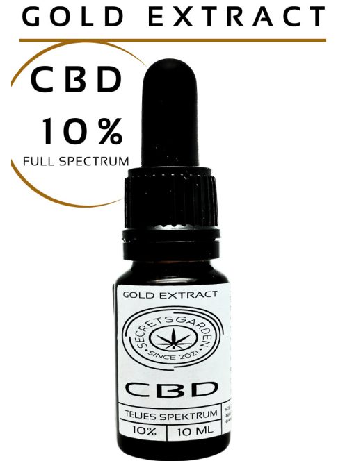 GOLD Bio CBD Extrakt Vollspektrum 10% 10ml