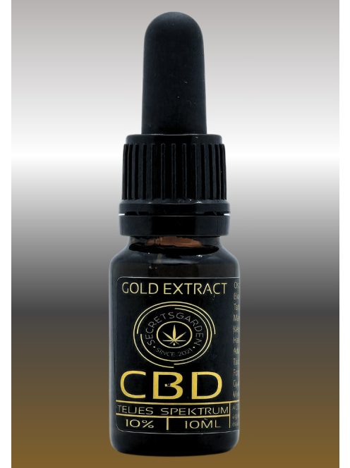 GOLD EXTRACT  full spectrum  BIO CBD kivonat   10%   10ml