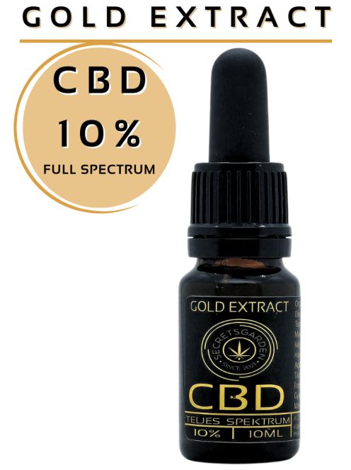 GOLD EXTRACT  full spectrum  BIO CBD kivonat   10%   10ml