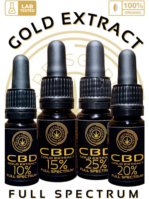 GOLD Bio CBD Extrakt Vollspektrum 10% 10ml