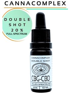   Cannacomplex double shot; full spectrum CBG, CBD 20% extract  10ml