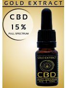 GOLD organic CBD extract full spectrum 15% 10ml