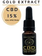 GOLD EXTRACT  full spectrum BIO CBD kivonat   15%   10ml