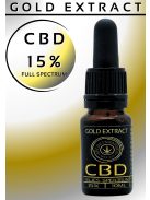 GOLD organic CBD extract full spectrum 15% 10ml