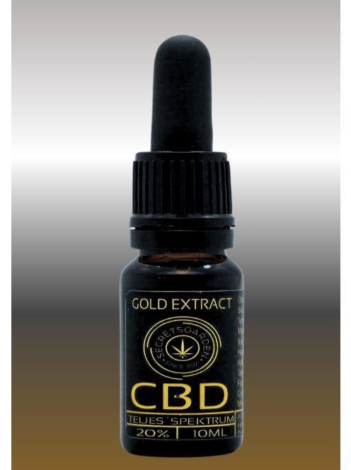 GOLD organic CBD extract full spectrum 20% 10ml