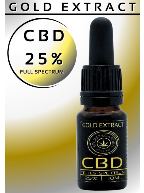 GOLD Bio CBD kivonat  full spectrum    25%    10ml