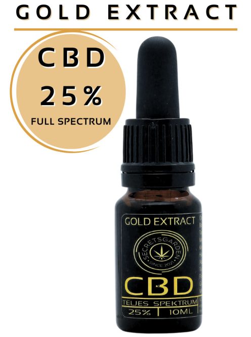 GOLD Bio CBD kivonat  full spectrum    25%    10ml