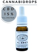 Cannabidrops full spectrum bio CBD kivonat  15%    10ml