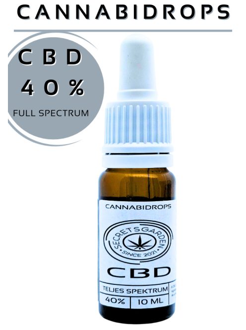 Cannabidrops full spectrum bio CBD kivonat    40%    10ml