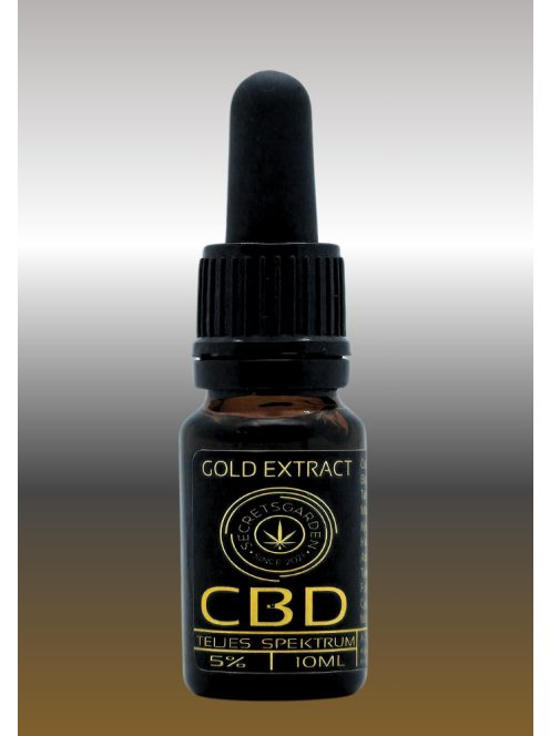 GOLD EXTRACT  full spectrum  BIO CBD kivonat   5%   10ml