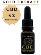 GOLD EXTRACT  full spectrum  BIO CBD kivonat   5%   10ml