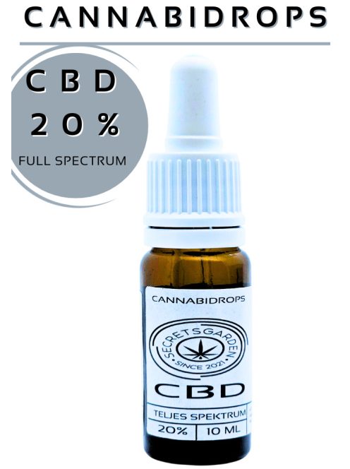 Cannabidrops full spectrum bio CBD extract 20% 10ml