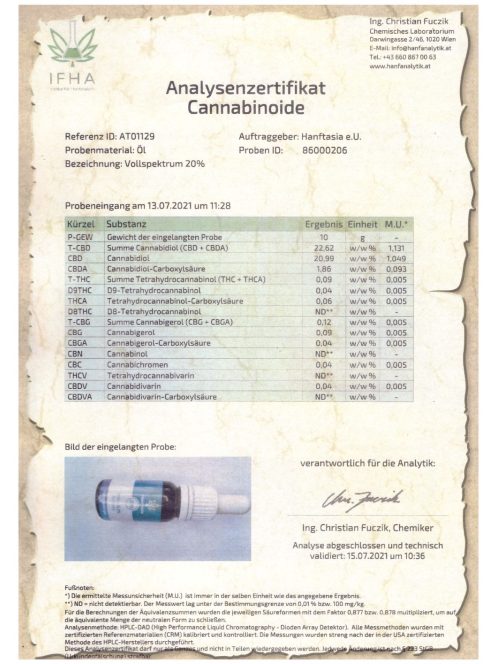Cannabidrops Vollspektrum Bio CBD Extrakt 20% 10ml