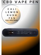 CBD VAPE CALI LEMON KUSH 75% 1ml