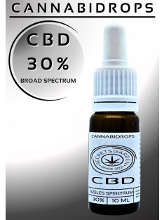 Cannabidrops broad spectrum Bio CBD kivonat   30%   10ml