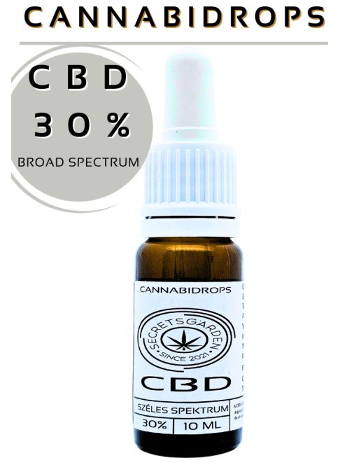 Cannabidrops Breitspektrum bio CBD Extrakt   30%   10ml