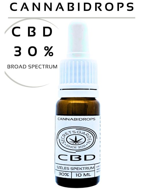 Cannabidrops Breitspektrum bio CBD Extrakt   30%   10ml