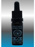 CANNACOMPLEX DOUBLE SHOT; full spectrum  CBD, CBG  kivonat  10%   10ml