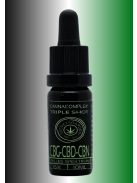 CANNACOMPLEX TRIPLE SHOT; full spectrum  CBD, CBN, CBG kivonat   15%   10ML