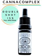 Cannacomplex double shot full spectrum CBD- CBN 15% extract 10ml