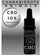 CANNABIDIOL broad spectrum CBD kivonat házi kedvencek  számára   10% 10ml