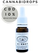 Cannabidrops broad spectrum Bio CBD kivonat   10%   10ml