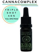 CANNACOMPLEX TRIPLE SHOT; full spectrum CBD, CBN, CBG kivonat 40% 10ml