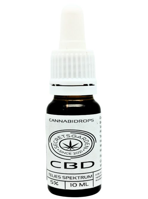 Cannabidrops Vollspektrum Bio CBD Extrakt 5% 10ml