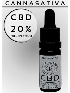 Cannasativa full spectrum bio CBD kivonat 20% 10ml