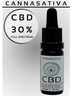 Cannasativa full spectrum bio CBD kivonat 30% 10ml