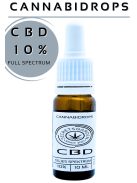 Cannabidrops Vollspektrum Bio CBD Extrakt 10% 10ml