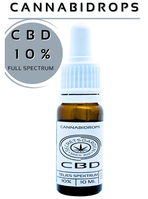 Cannabidrops Vollspektrum Bio CBD Extrakt 10% 10ml