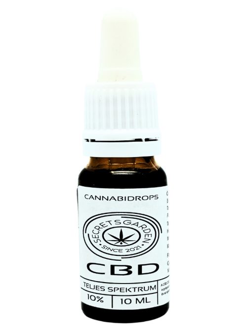 Cannabidrops Vollspektrum Bio CBD Extrakt 10% 10ml