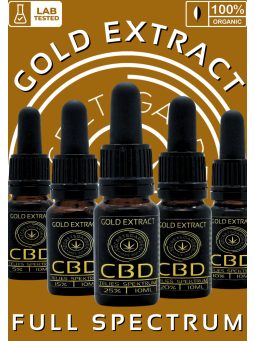  GOLD bio CBD kivonatok full spectrum (THC< 0,2%)