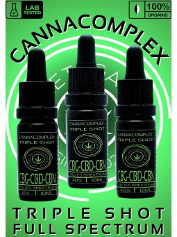 CANNACOMPLEX TRIPLE SHOT FULL SPECTRUM (THC< 0,2%)