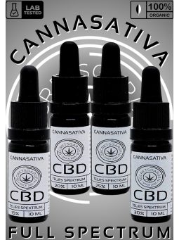 CANNASATIVA BIO CBD KIVONATOK FULL SPECTRUM (THC<0,2%)